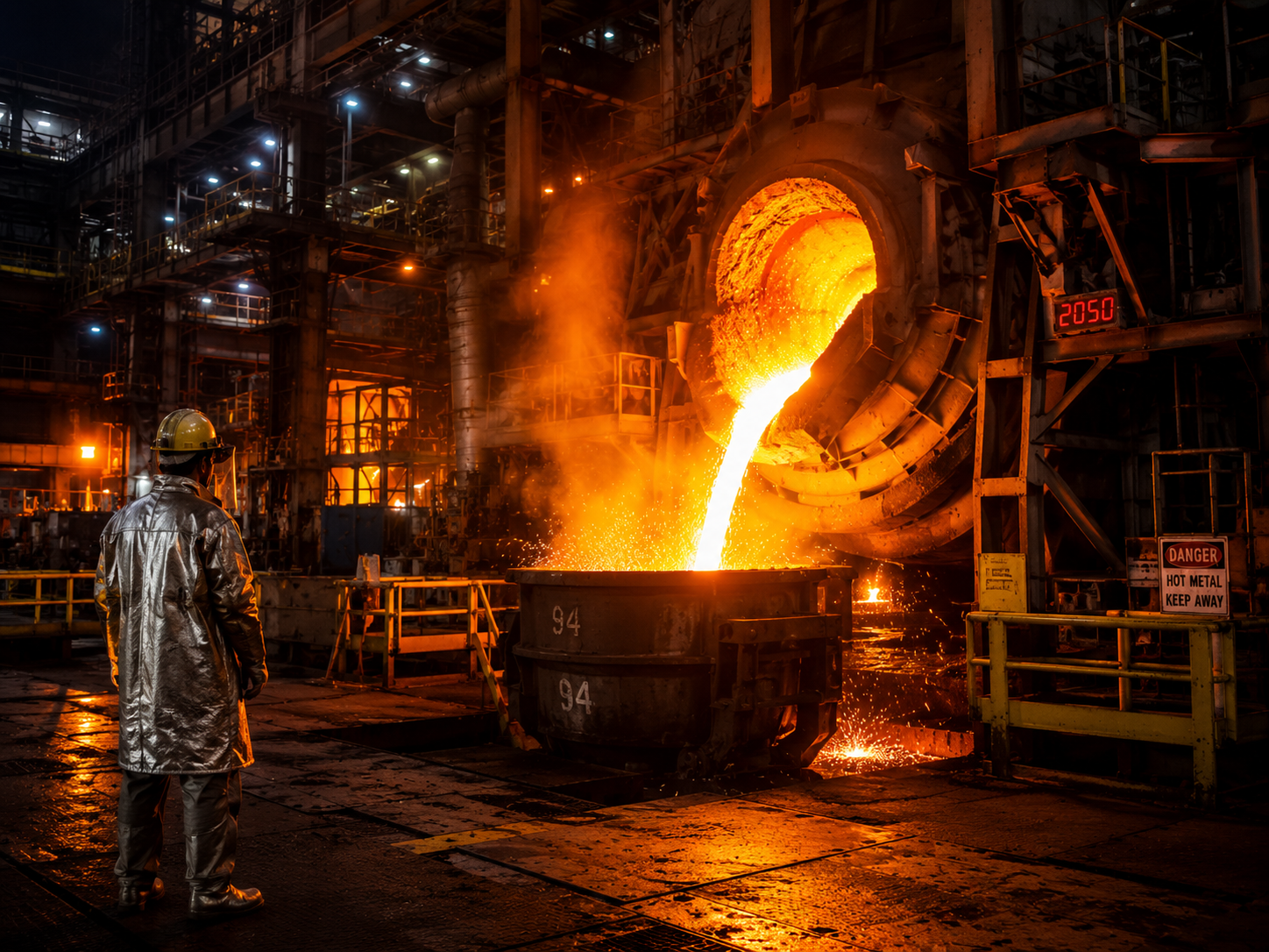 Blast furnace and steelmaking